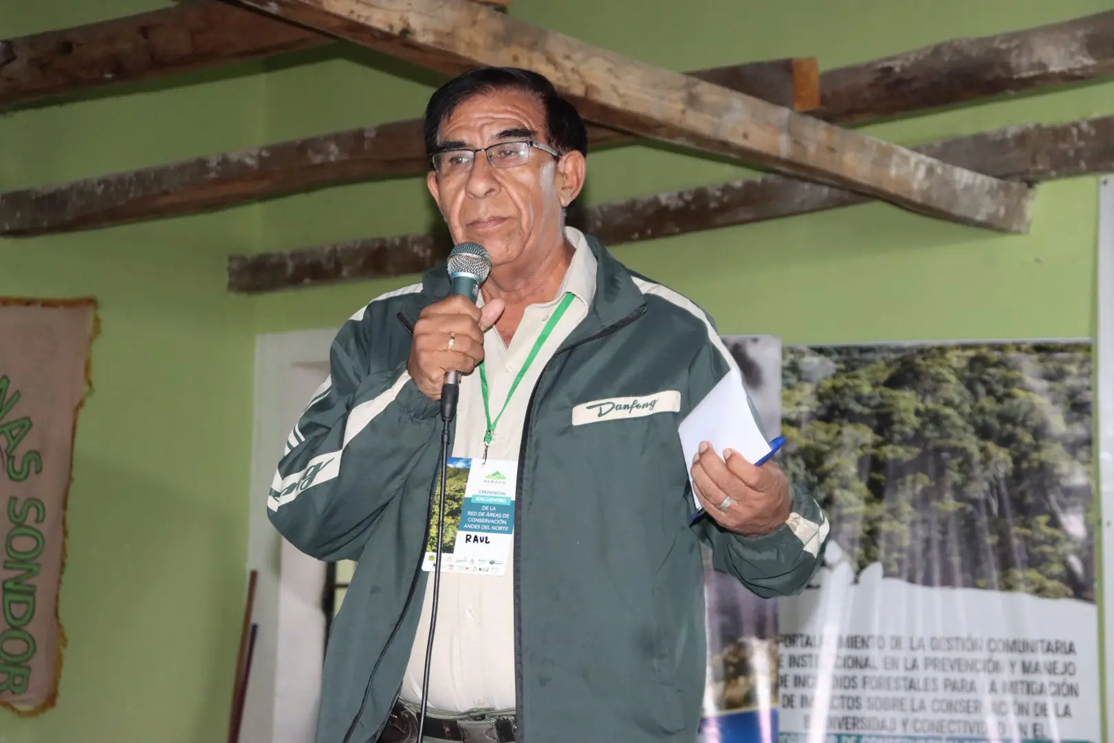 Ing. Raúl Cevallos, director del Sistema Regional de Conservación de Áreas Naturales - SRCAN, del Gobierno Regional Piura