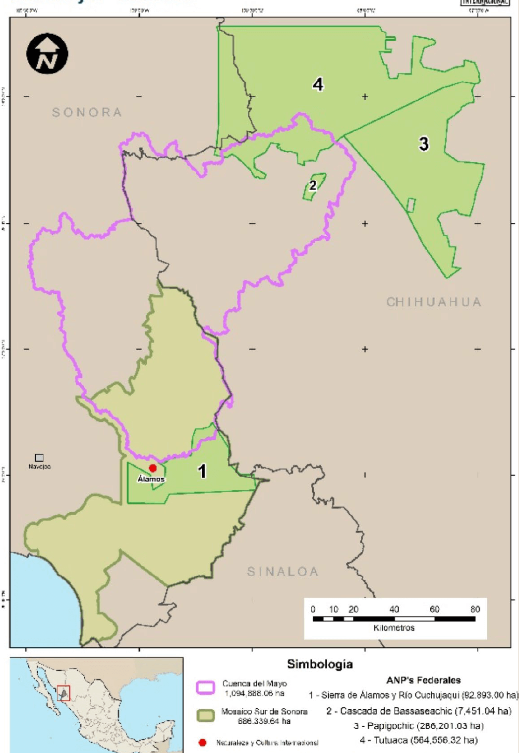 Cuenca de Mayo Map