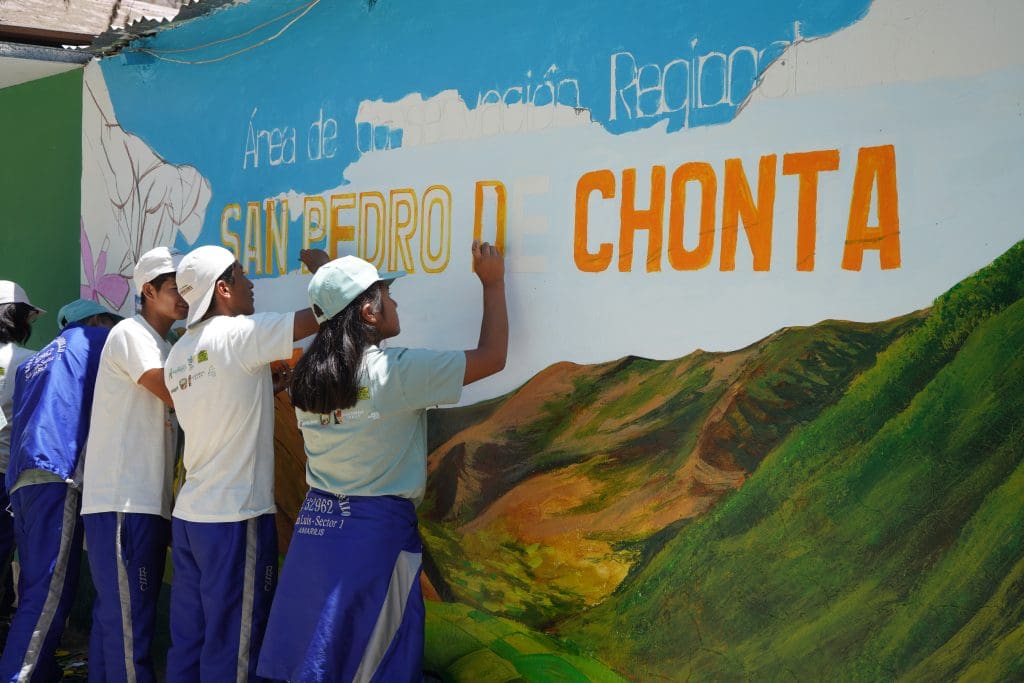Mural del ACR San Pedro de Chonta