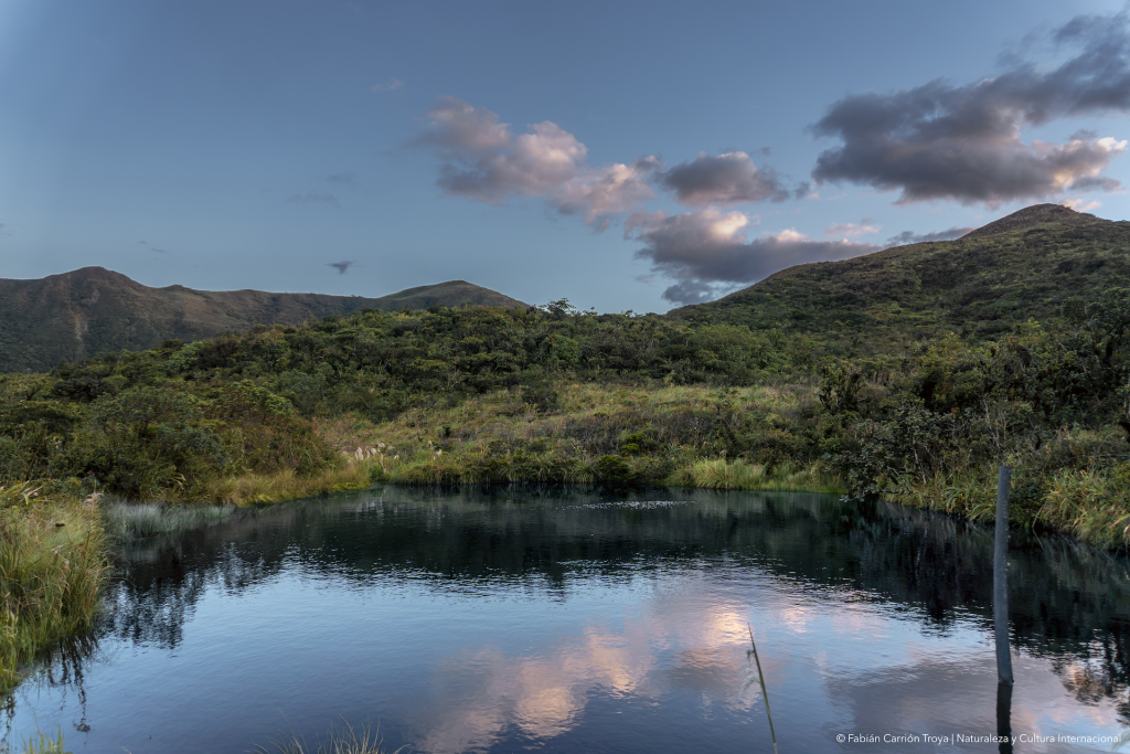 Laguna en el Abra de Zamora